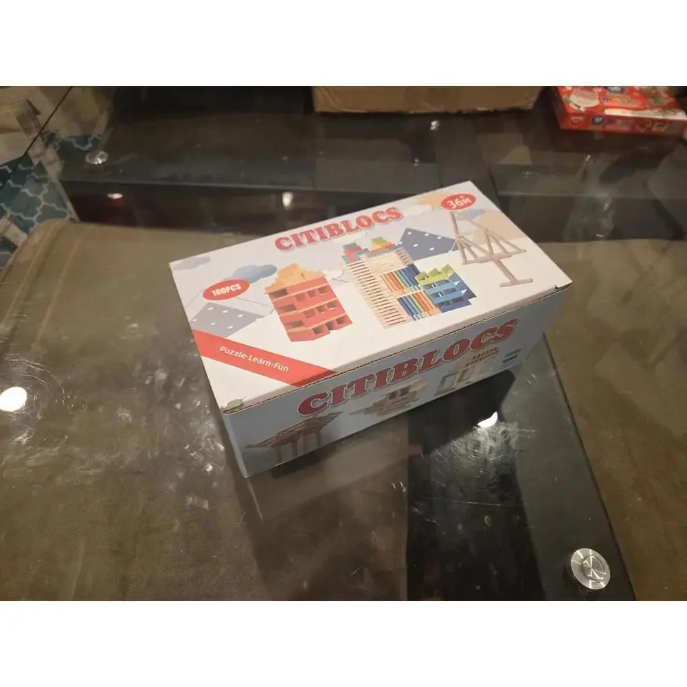 2x order (reserved)  - Citiblocs Wooden Building Blocks Set - 100 Pieces